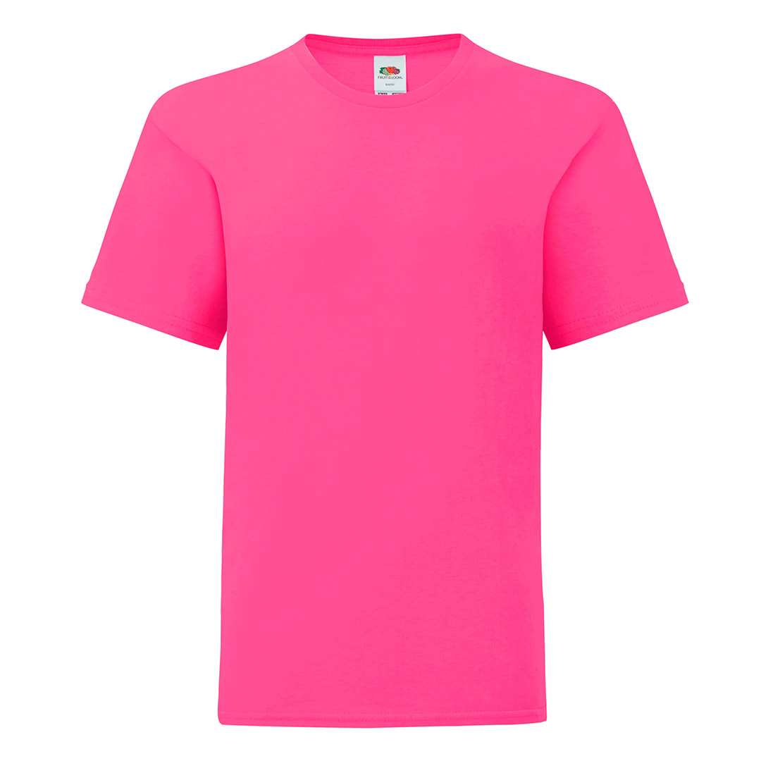 Camiseta Iconic-t niños fucsia